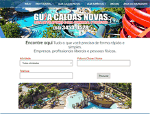 Tablet Screenshot of guiacaldasnovas.com.br